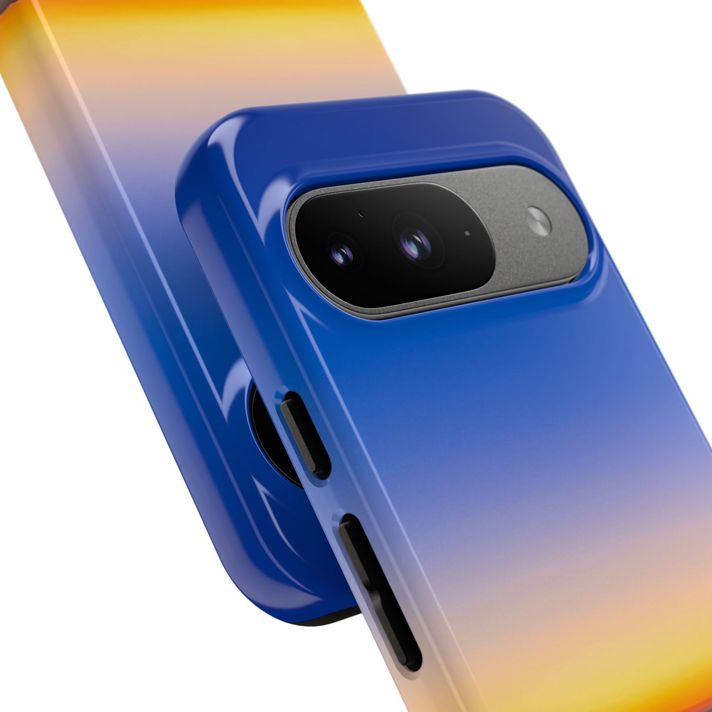 Tough Phone Case - “Golden Blues”