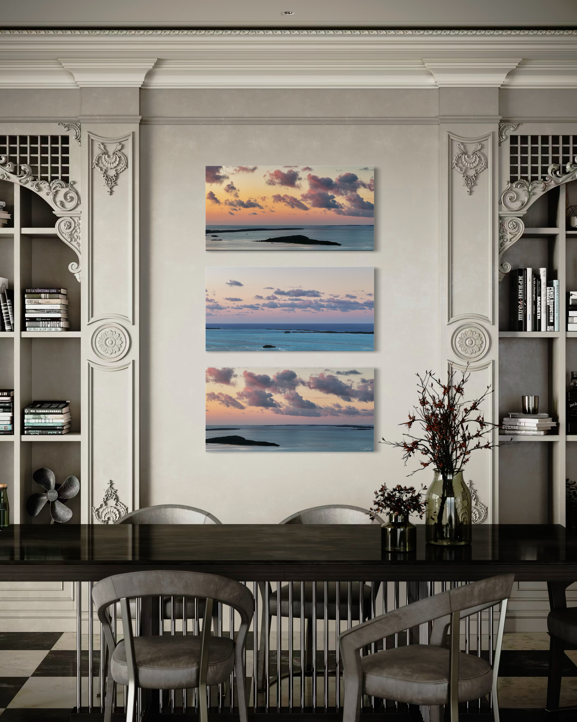 Blue Sea Wall Art 3 Piece Set — Salty Vibes