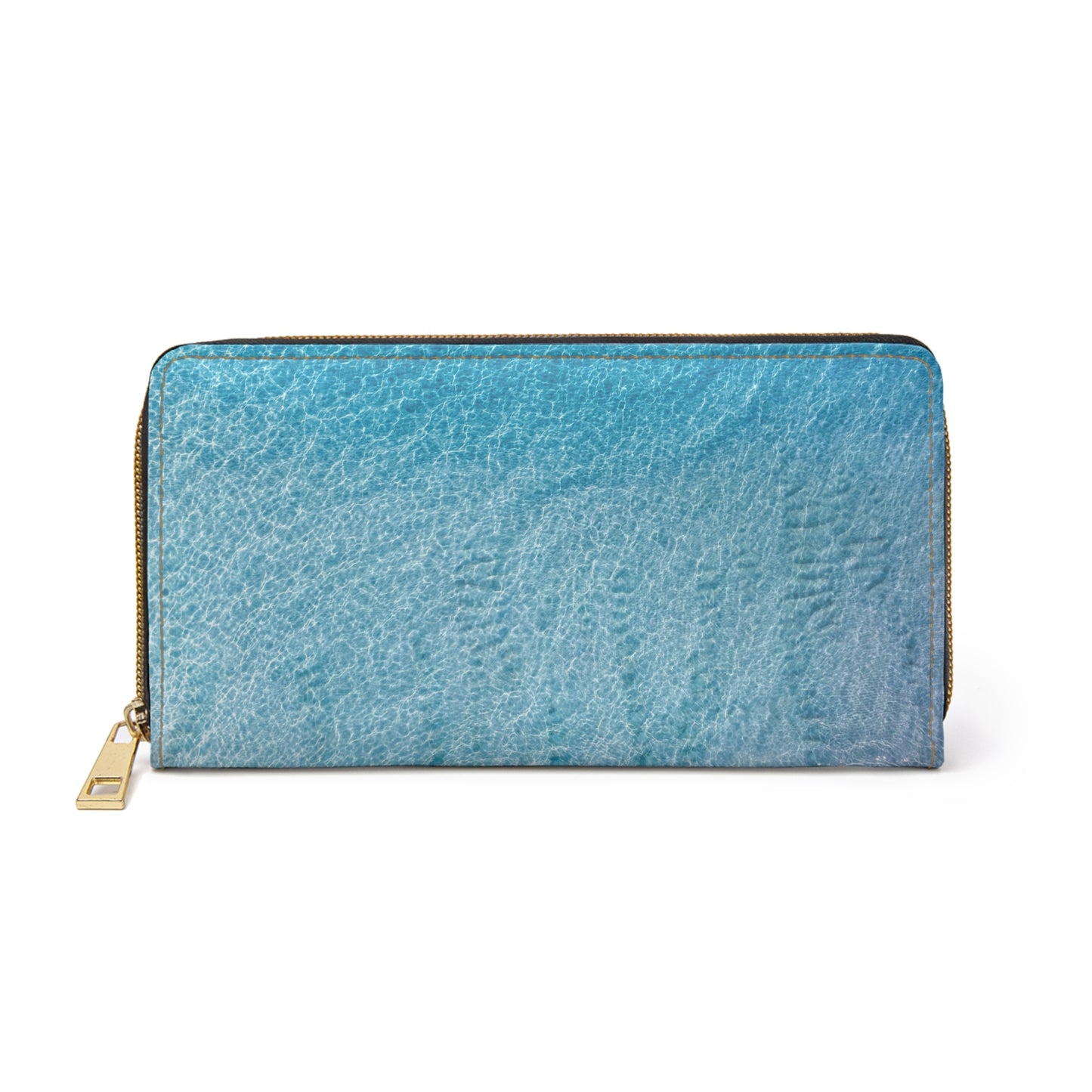 Zipper Wallet - "Soft Tide"