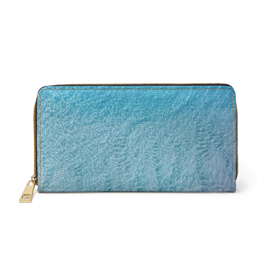 Zipper Wallet - "Soft Tide"