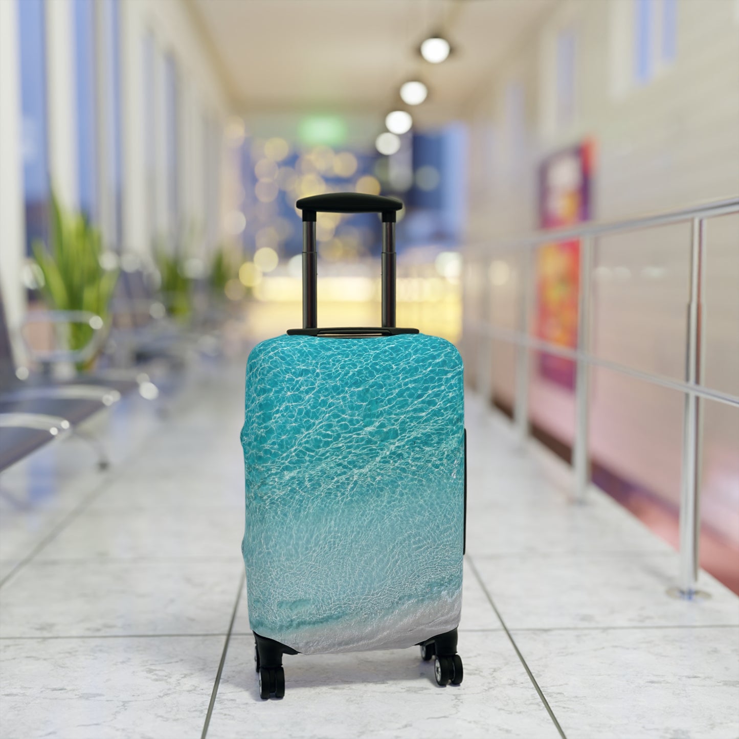 Luggage Cover - "Saltwater Silence"