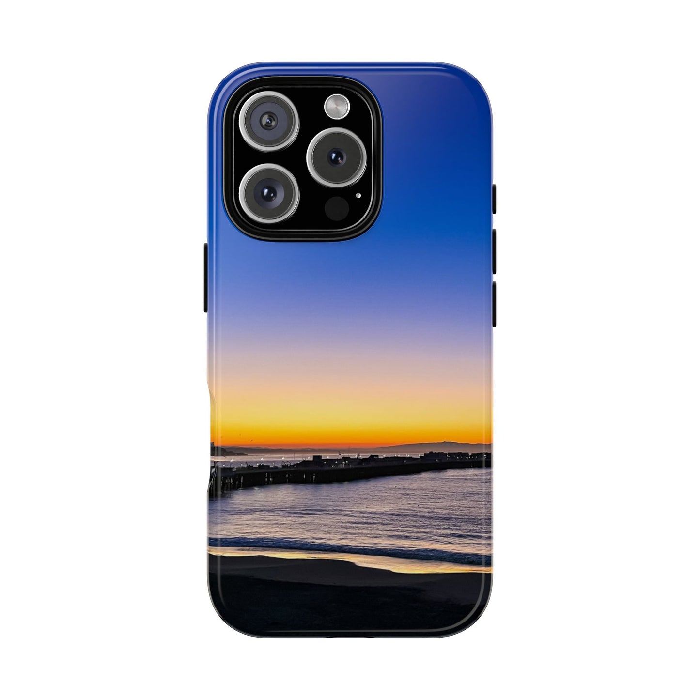 Tough Phone Case - “Golden Blues”