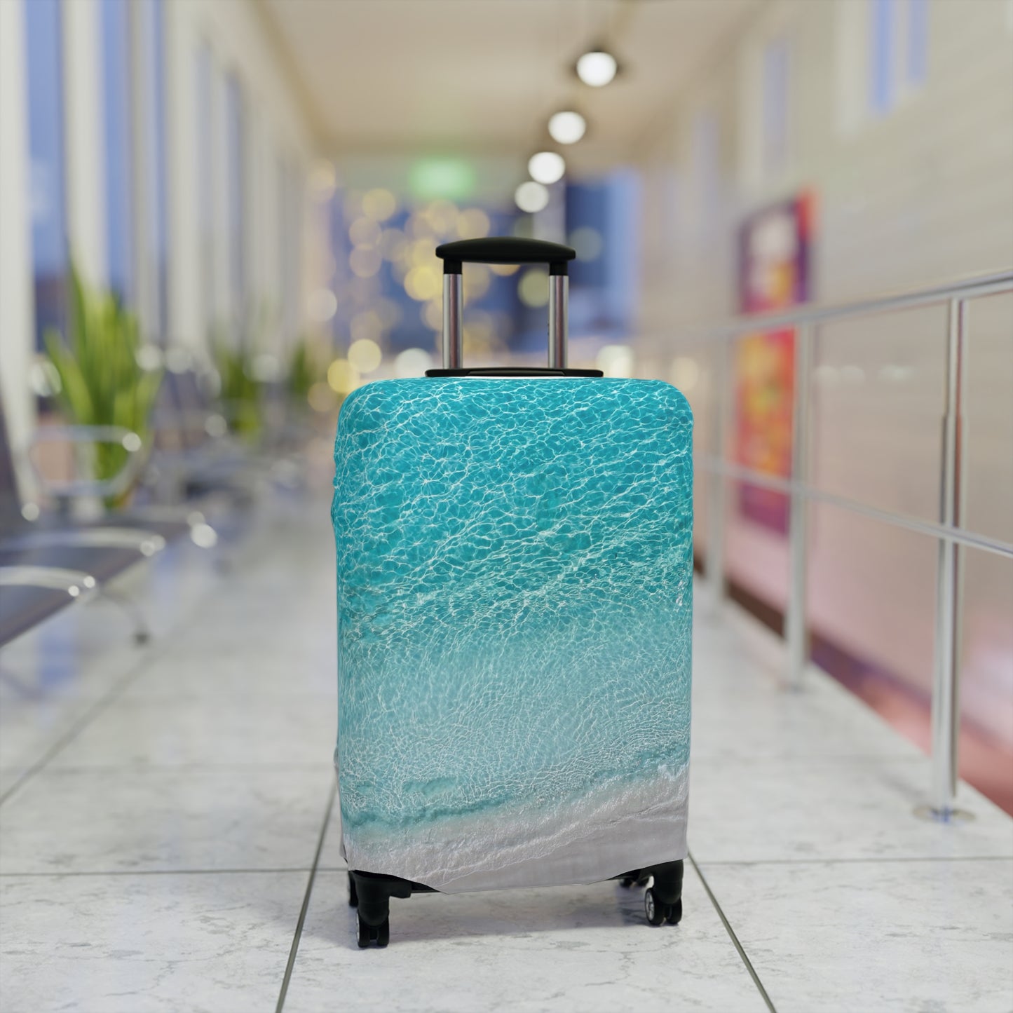 Luggage Cover - "Saltwater Silence"