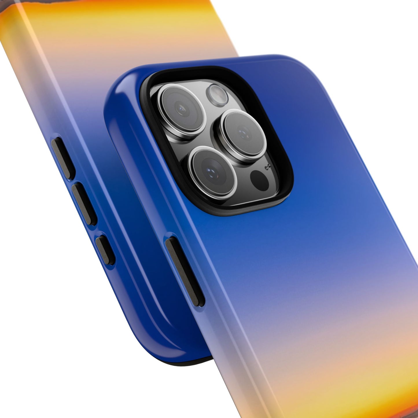 Tough Phone Case - “Golden Blues”