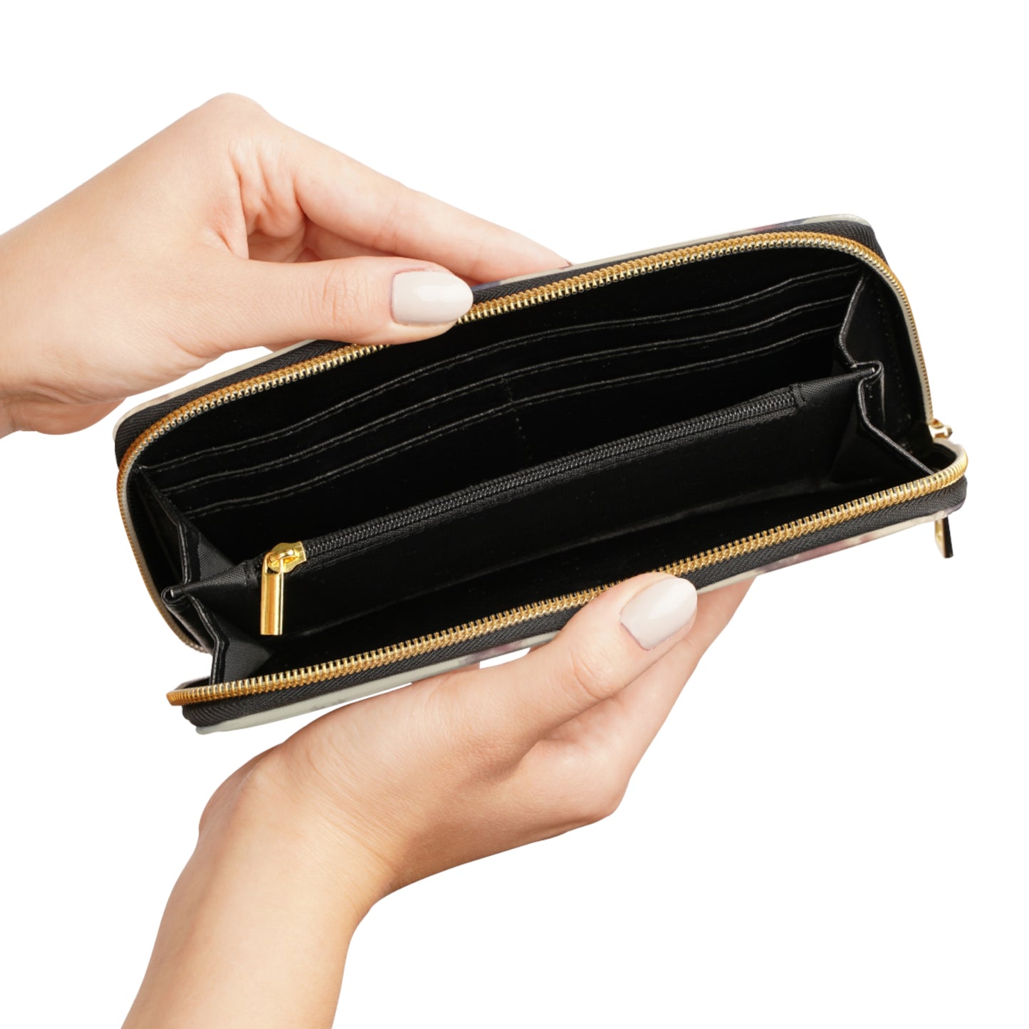 Zipper Wallet - "Sunset Drift"