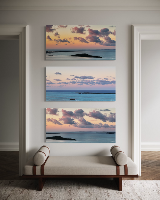 Drift Collection 3 Piece Ocean Wall Art — Salty Vibes