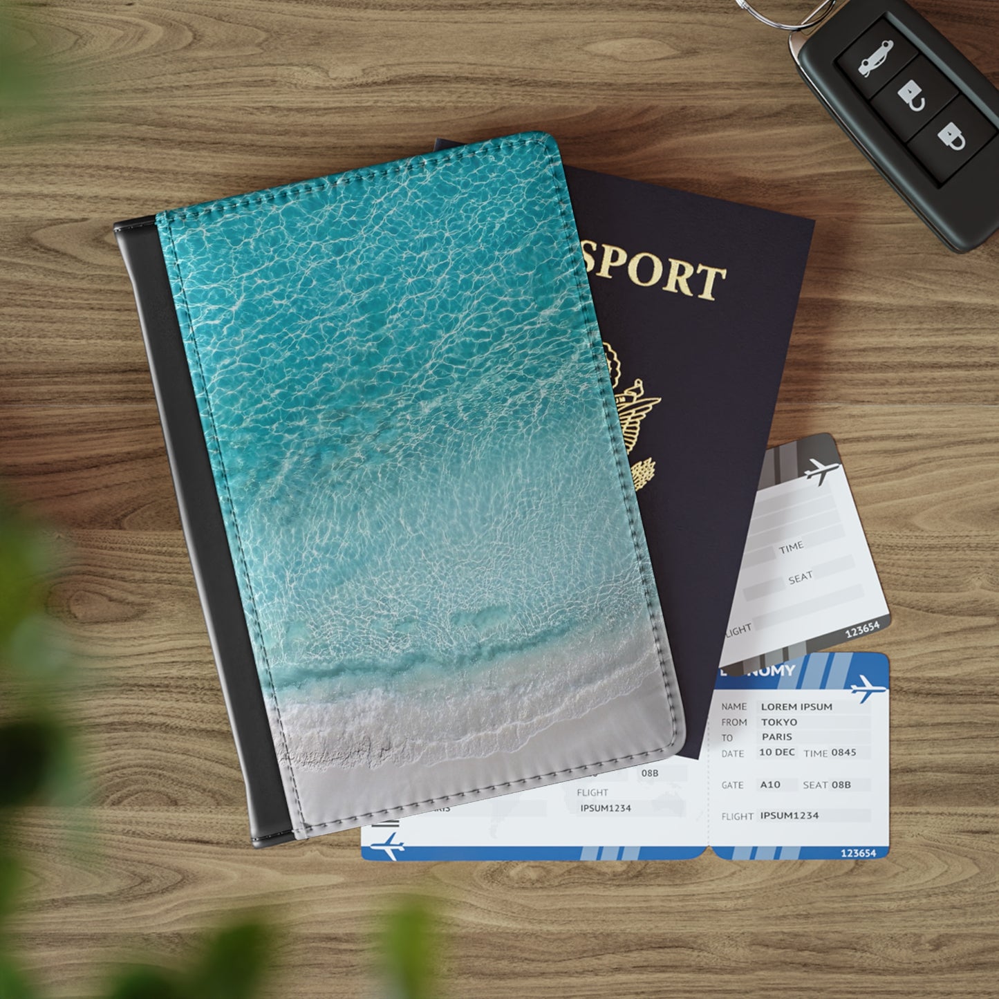Passport Cover - "Saltwater Silence"