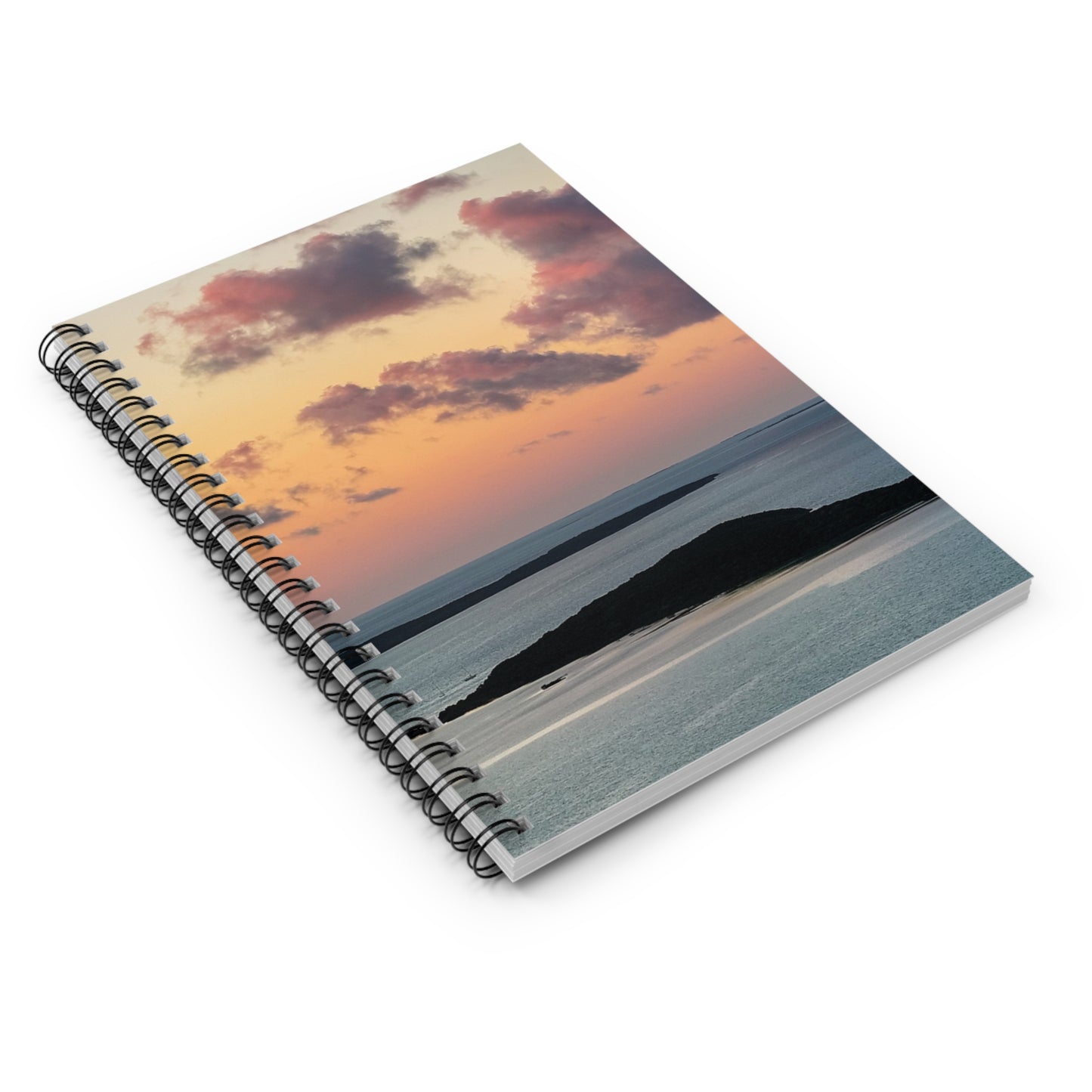 Spiral Notebook — "Sunset Drift"