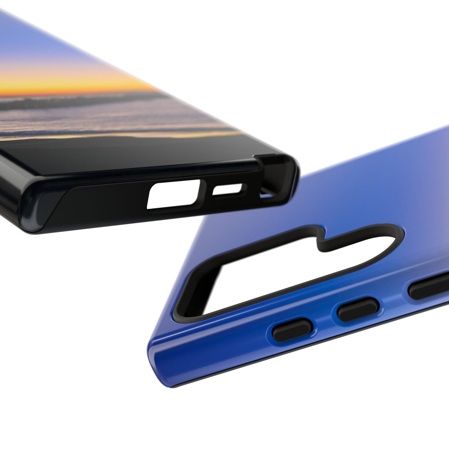 Tough Phone Case - “Golden Blues”