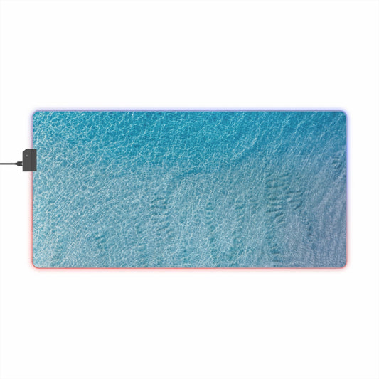 LED Gaming Desk Pad - "Soft Tide"