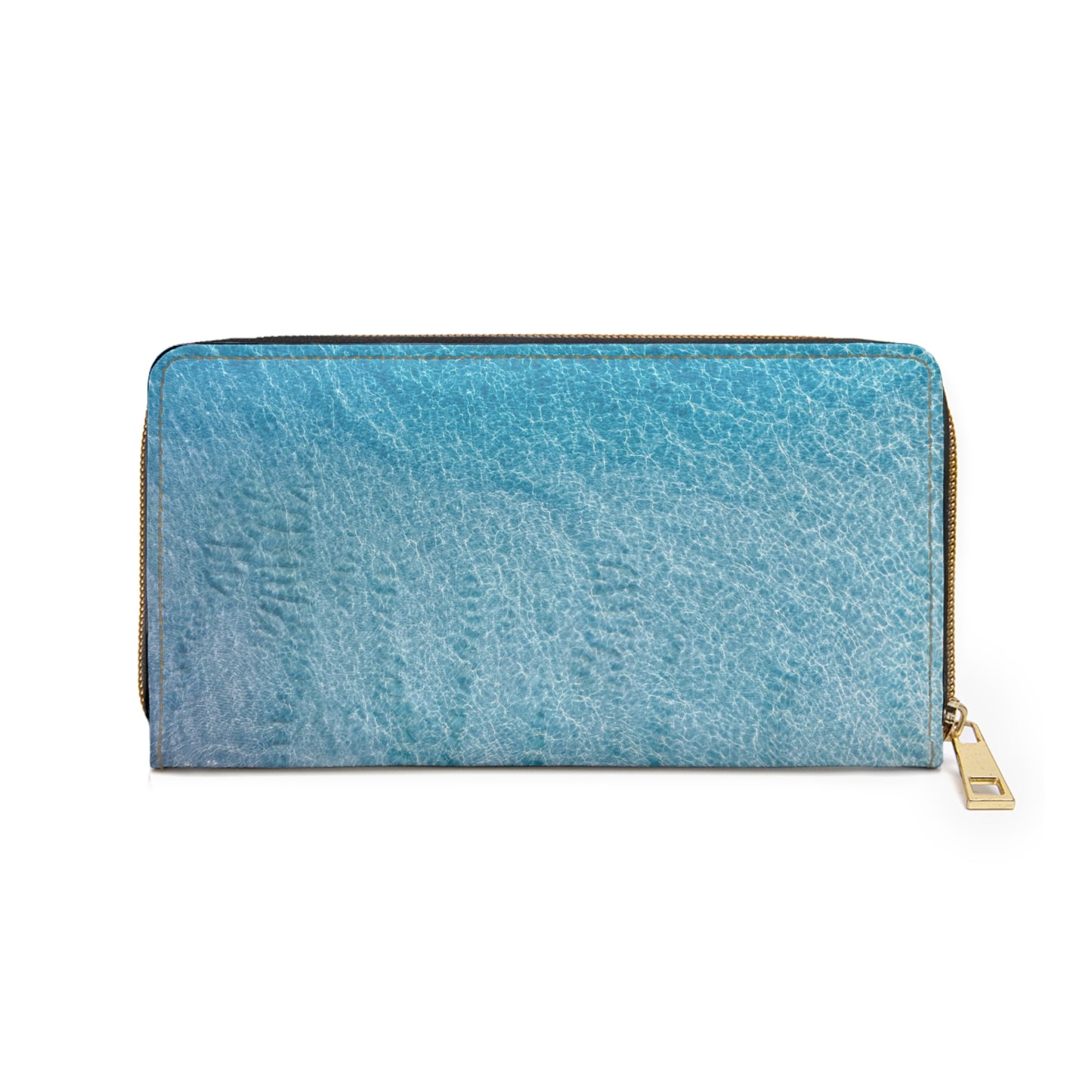 Zipper Wallet - "Soft Tide"