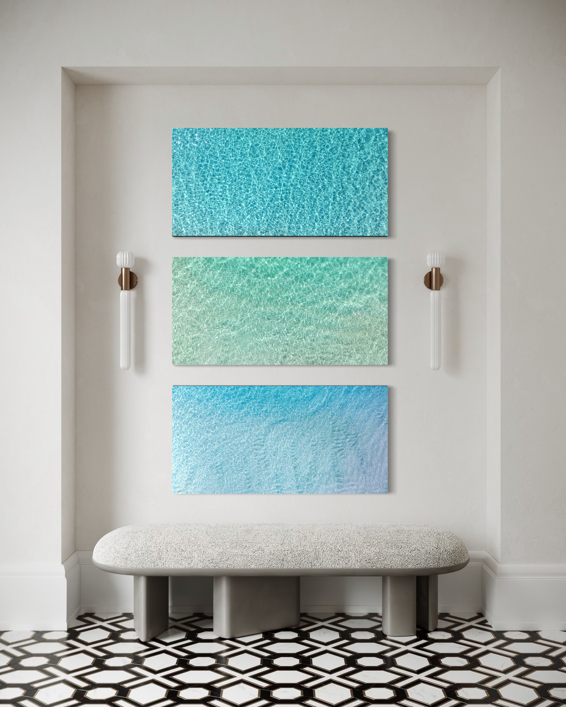 Ocean Wall Art Set Soft Tide Luminous Tide Calm Tide — Salty Vibes
