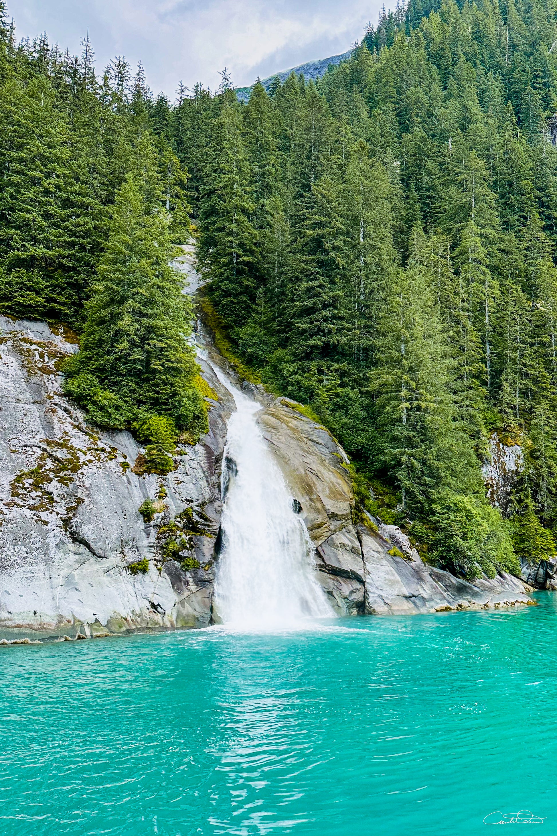 Hole In The Wall Alaska Fjord Waterfall Glacier View — Salty Vibes